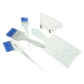 WOONEKY Hair Dye Kit 5pc Set Brush Bowl Plate Hair Coloring Tools Perfect for Diy