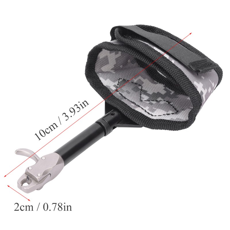 Canvas Wrist Strap Compound Bow Release Aid Tool Hunting Arrow