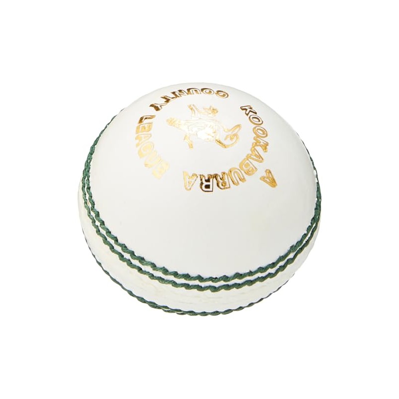 Kookaburra County League Cricket Ball 4.75oz, White, Youths