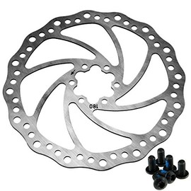 MTB Mountain Bike Disc Rotor Hydraulic Disc Brakes 180MM with 6pcs Screws