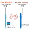 Mdoker Size L/11(8mm) Crochet Hook,Extra Long Crochet Hooks for Arthritic