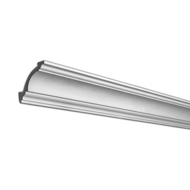 Outwater 4-1/2 inch x 3-1/8 inch x 3-1/8 inch x 96 inch Crown Moulding, 4 Pack, Primed White