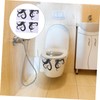 TOVINANNA 4sheets Octopus Wall Stickers Funny Toilet Decor for Bathroom