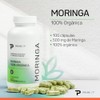 Primetech Nutrition Moringa Orgánica, 100 Cápsulas 500 Mg