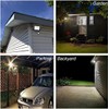 HANNAHONG Mini LED Motion Sensor Flood Light Outdoor,Slim Design PIR