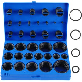 Tecpo O-Ring Rubber Seal Assortment, 3-50 mm, 419 Pieces, O-Ring Seal Rings Rubber Seal