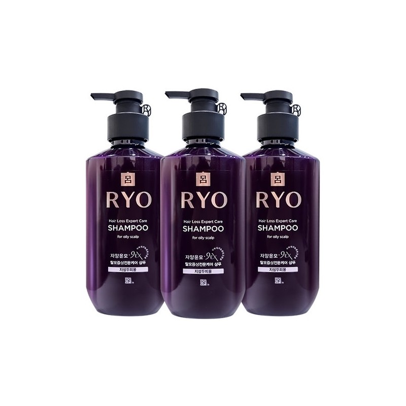 Lyo Nourishing Shampoo for Oily Scalp 400ml 3-Pack