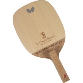 Butterfly Cypress V-MAX 23960 Pen Holder Racket, Blade Size: 6.4 x 5.3 inches (163 x 135 mm)