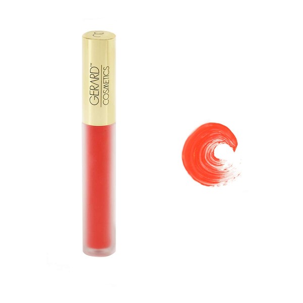 Gerard Cosmetics Hydra Matte Liquid Lipstick - Nourishing Ingredients Moisturizes and Hydrates Lips - Coats Lips with Smooth, Metallic Color - No Flaking or Smudging - Mercury Rising - 0.085 oz