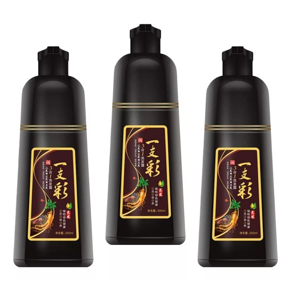 Veraly 12 Shampoo Tinte Instantáneo Cubre Canas Natural Jengibre