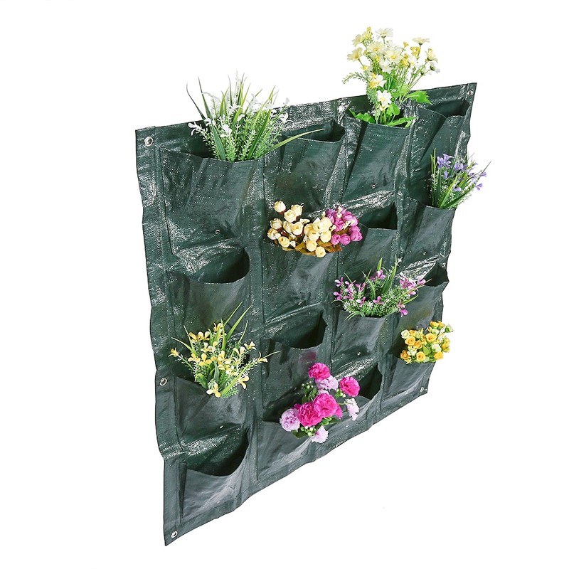 Vertical Garden Plant Growing Container Bag Greening Flower Wall Hanging