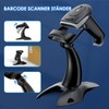 Eyoyo 2D Barcode Scanner with Stand, Bluetooth, & 2.4G Wireless