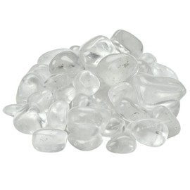 Amazing Gemstone Clear Quartz Crystals and Healing Stones Tumbled - 1000+ Carats Clear Quartz Stone, Natural Healing Stones for Energy Balance, Stress Relief - Polished Gems Rocks