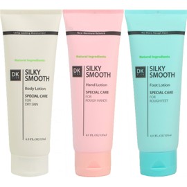 DK ELAN Silky Smooth Special Set (Body-Hand-Foot) for Dry, Rough, Itchy, Scaly, Cracked Skin