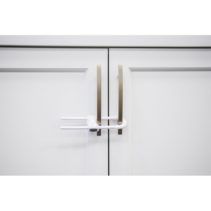 Regalo Home Safety Sliding Locks, Award Winning Brand, Cabinet Handle