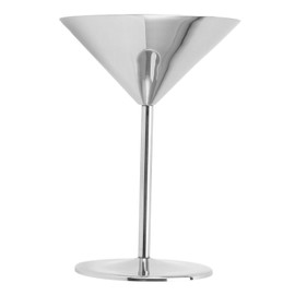 Stainless Steel Wine Glass Metal Wine Goblet Insulated Red Wine Cocktail Champagne Cup for Home Party