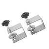Drawer Front Mounting Brackets 2 Pieces Professional Easy Adjustment Drawer