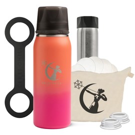 Free The Moms Starter Kit, Breastmilk Chiller Reusable Storage Container and Accessories by CERES CHILL | Keeps Milk Safe for up to 20 Hours | Connects w/Major Pumps (Dawn)