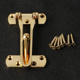 SAYAYO Door Chain Lock for Front Door, Gold Swing Bar Door Guard Lock Security Latch for Home Hotel Apartment Houseroom Prevent Forceful Entry