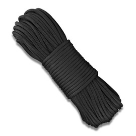West Coast Paracord Marine 550 Paracord - Black 550 Paracord Type III 7 Strand Core (50 Foot)