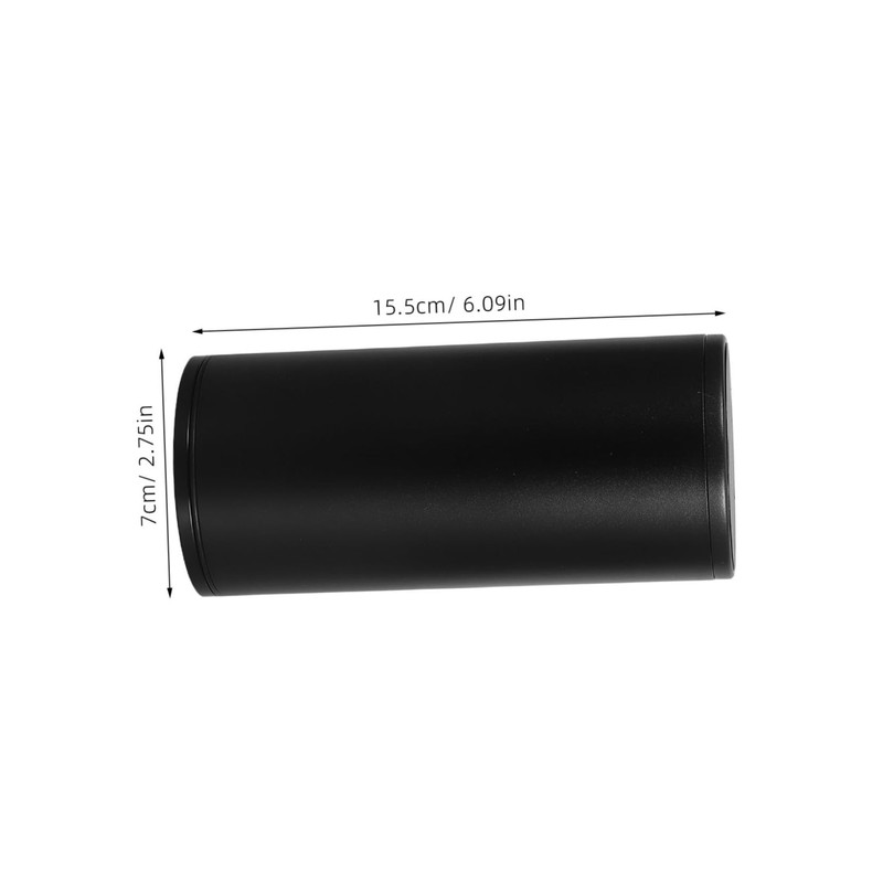 Ciieeo Leak Black Garbage Bin with Tissue Holder for Vehicle
