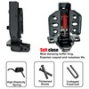 JinBoCheng 4 Pack Soft Close Cabinet Hinges，Black Hinges 100 Degree