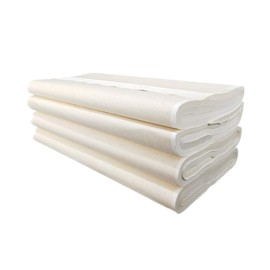 MEGREZ Chinese Japanese Calligraphy Xuan Paper, Rice Paper Sumi Calligraphy Paper for Calligraphy Brush Ink Writing, Painting Without Grids 100 Sheets/Bag,13.4 x 54.3 inch, Shu (Ripe) Xuan