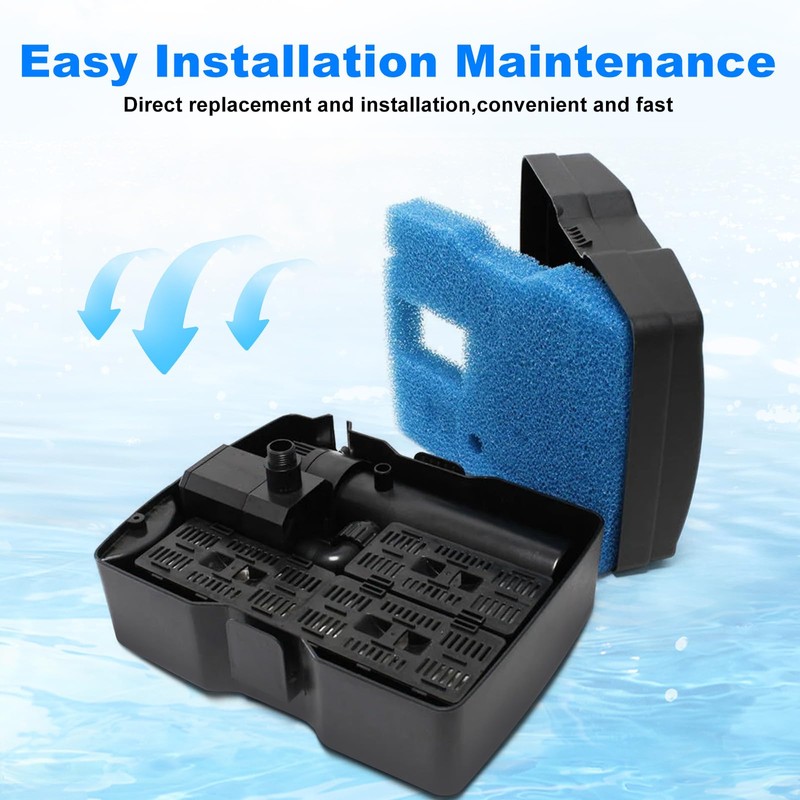 Kscjdg Pond Filter Pad Fountain Sponge Filter Replacement Pond CUF-6000