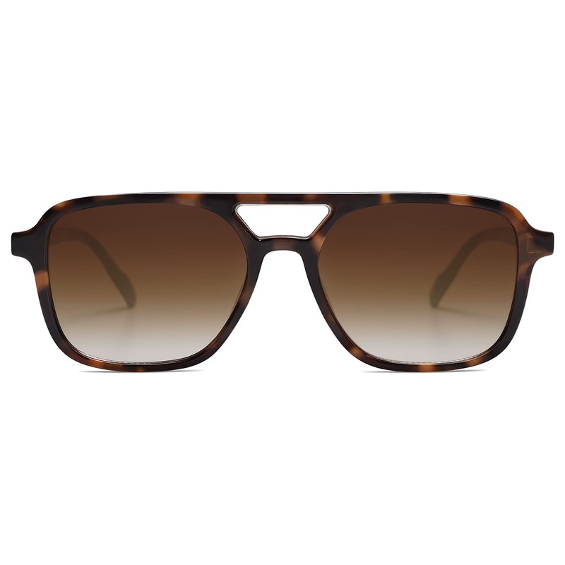 SOJOS Retro Aviator Sunglasses Womens Mens,Trendy Rectangle Shades SJ2202 |