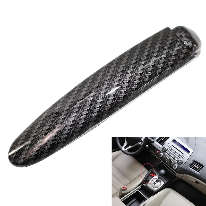 Carbon Fiber Car Handbrake Cover Grip Handle Protective Cover Trim