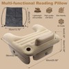 EOJDDPA Reading Pillow for Lap, Inflatable Reading Pillow for Gaming,