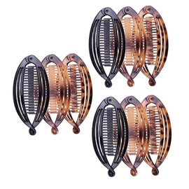 BIUDECO 9pcs Top Clip for Hair Banana Clips Ponytail Holders Interlocking Combs for Women Safe and Comfortable