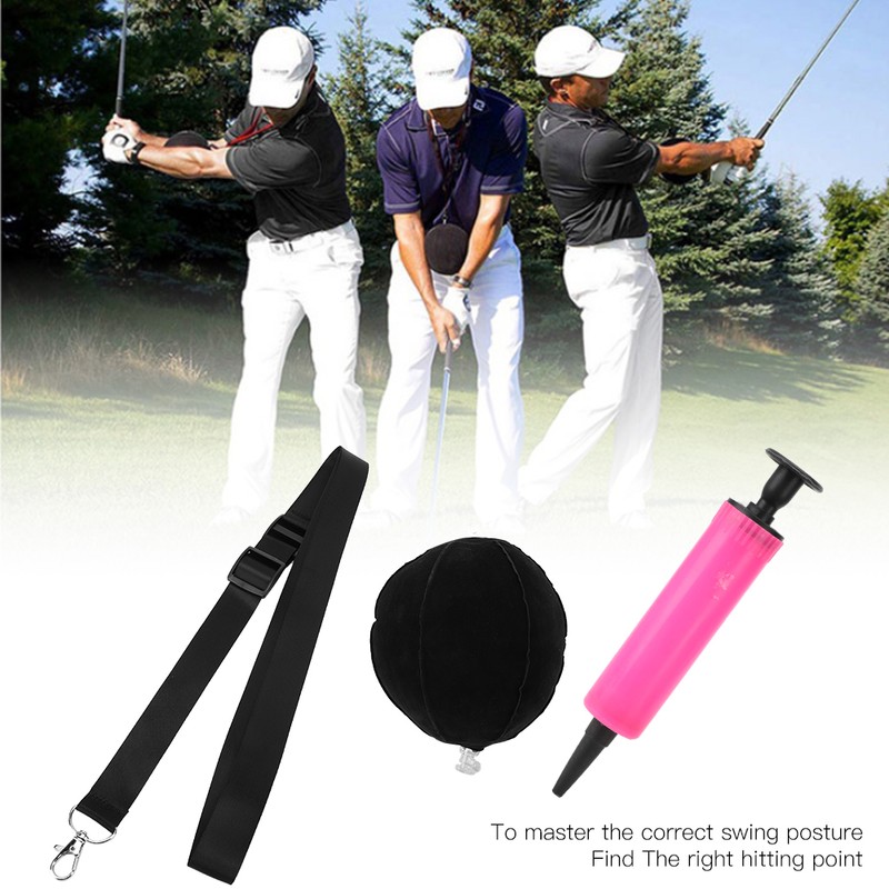PVC Adhesion Flocked Cloth Golf Swing Trainer Postures Correction Training