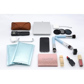 ProLine Matte Metallic Ice Blue Bubble Padded Mailers 4x8 Inch Self Seal Padded Envelopes (100)