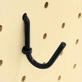 Waki Sangyo ANB-805 Black Hook, U-Shaped, 2 Pieces