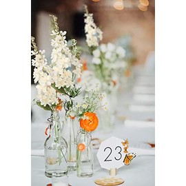 Ramo de flores falsas de delfinio blanco para boda, flores blancas, tallos de seda para jardín, flores de Larkspur, flores de tallo largo para florero, arreglo floral, decoración de mesa central de mesa, flor blanca