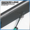 M-AUTO Outside Mount Window Visors Compatible with 92-00 Mitsubishi Montero,