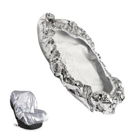 Universal Kinder Autositz Sonnenschutz Abdeckung,Kinder Wörmeisolierung Uv-Block Autositze Abdeckung,Abdeckung für Auto Kindersitz,Sonnenschutz für Kindersitz,Zubehör Für Kleinkinderautositze,108x74cm