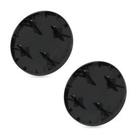 Electric Meter Cover Plate for Milbank 6002, Plastic, Black, 2-Pack