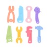 8Pcs Silicone Baby Teether Toys Soothe Babies Sore Gums Soft