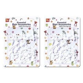 Hair Clips Barrettes Colorful Pairs Head Pins Accessories for Kids Children Girls Toddlers Women All Ages (White)