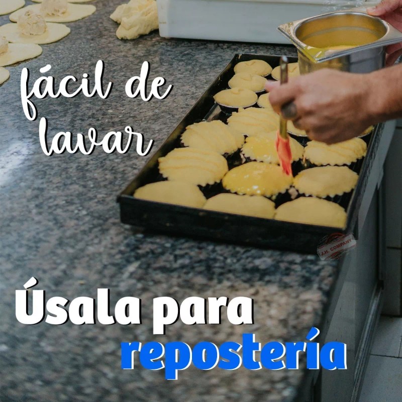 J.H. Company Molde Charola Antiadherente Reposteria Cocina Acero 10246