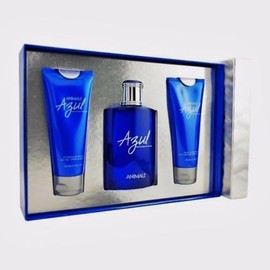 Azul Animale 3pcs Men Set Eau de Toilette Spray 3.4 fl oz + Aftershave Balm + Hair/Body Wash
