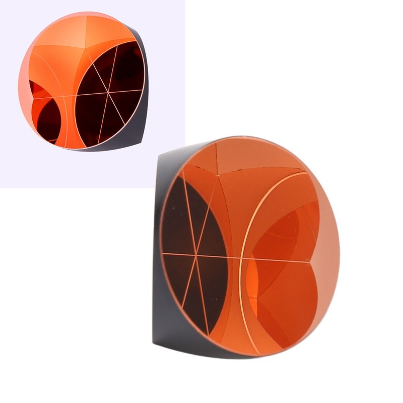 Corner Prism Cube Copper Coated Plated Trihedral Retroreflector Optical Glass