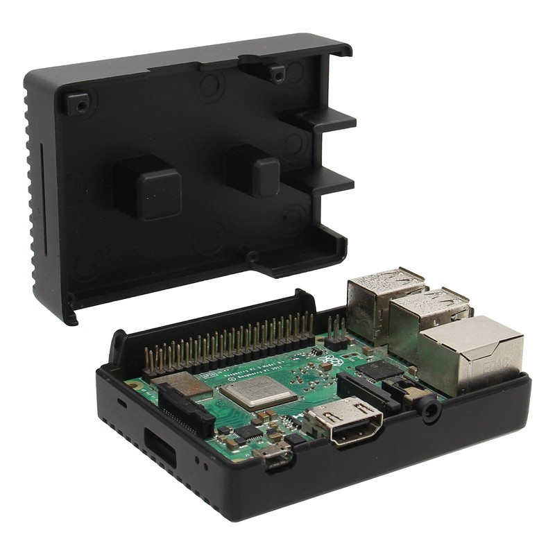 Geekworm Raspberry Pi 3 B+/ 3B Case, Passive Cooling Metal