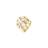 18K Gold Plated Alloy Ring UNOde50, 18K Gold Plated Alloy,