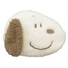 Unique PEANUTS Face Cosmetic Pouch, Snoopy (Brown), ES441B, Popular Characters,