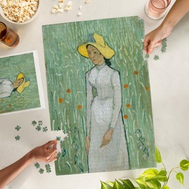 Lantern Press 1000 Piece Jigsaw Puzzle, Girl in White, Masterpiece Classic, Artist: Vincent Van Gogh c. 1890