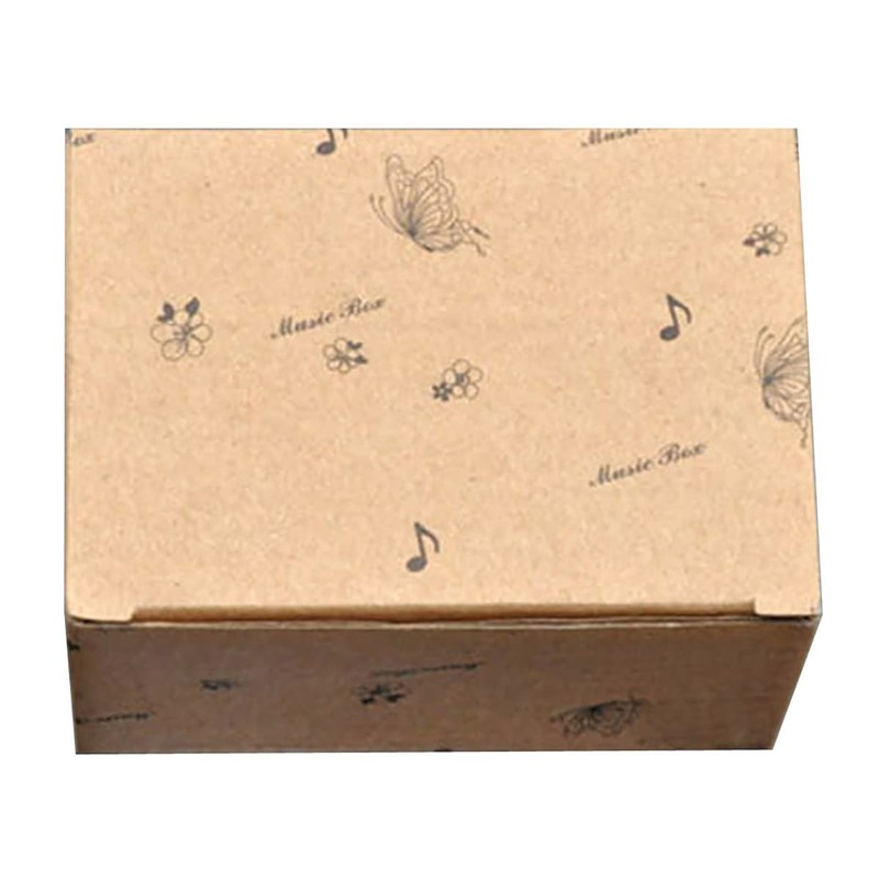 BinkeGG Clear Acrylic Wind up Music Box with Sankyo Musical