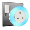 Uni-Com Plug-Through Colour Change Night Light with Dusk to Dawn